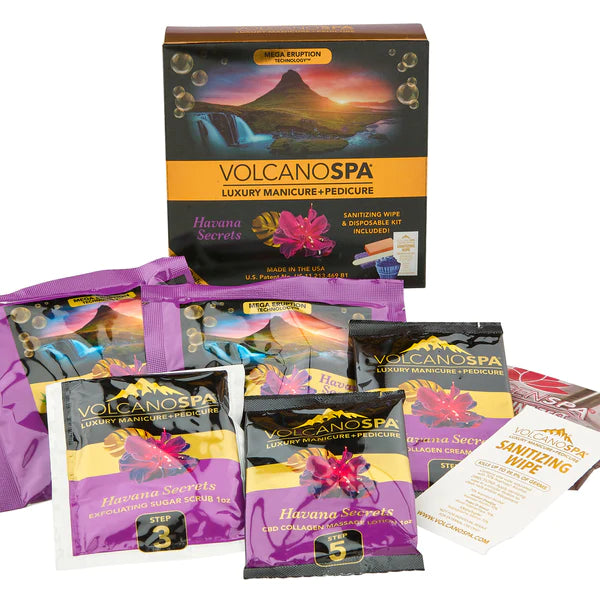 LP VOLCANO SPA 10 bước - Havana Secret - Bộ sản phẩm