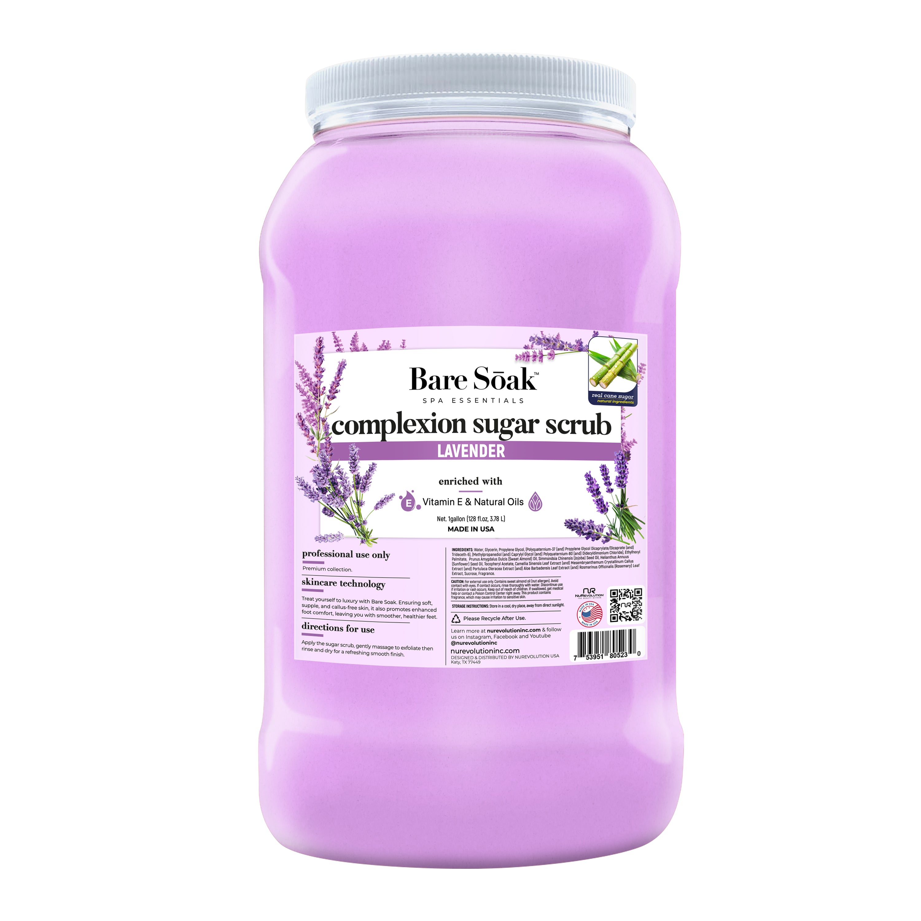 Tẩy tế bào chết Bare Soak Complexion Sugar Scrub - Lavender_Gal