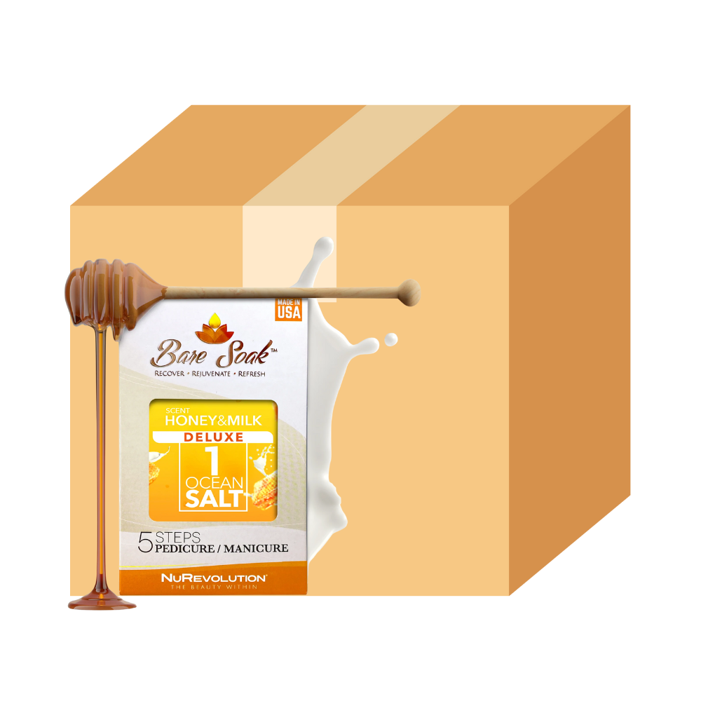 NuRevolution Deluxe 5 Steps Pedicure - Mật ong & Sữa