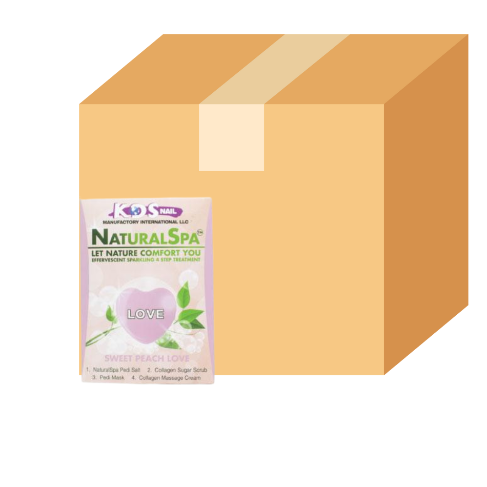 KDS Deluxe Pedicure 4 bước - Màu đào - Hộp 88