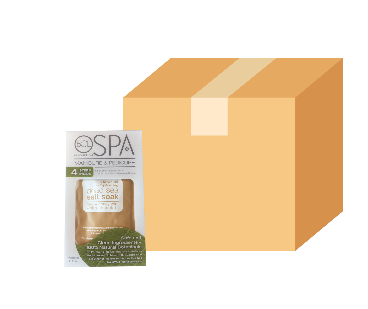 BCL Spa 4 Bước Cao Cấp Hữu Cơ - Sữa & Mật Ong Với Sô Cô La Trắng