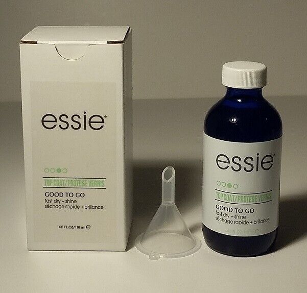 Sơn móng tay Essie Top Coat, sơn bóng Good To Go, khô nhanh và bóng, dung tích 4 oz