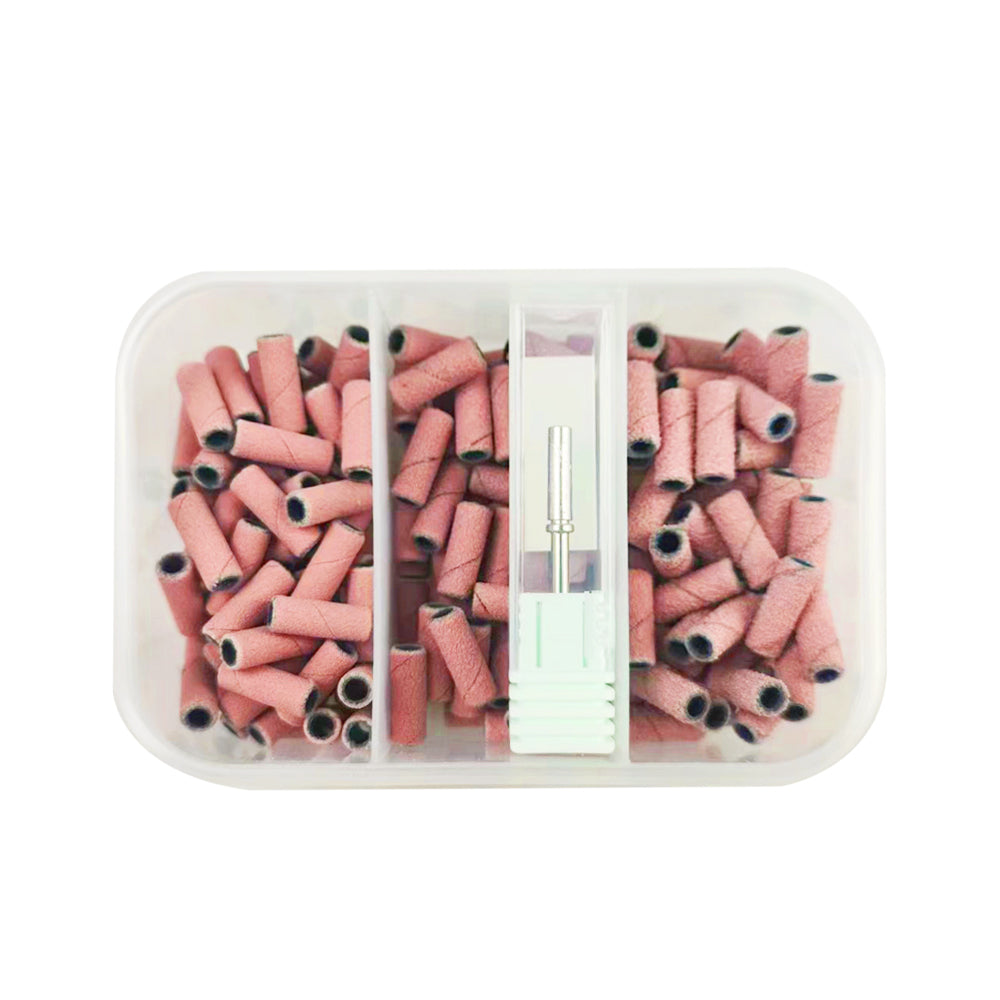 Băng chà nhám mini Extreme+ kèm đầu chà nhám mini - Màu hồng/150 chiếc