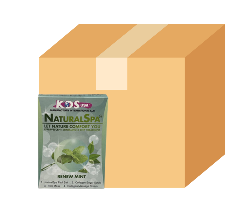 KDS Deluxe Pedicure 4 bước - Màu bạc hà - Hộp 88 chiếc