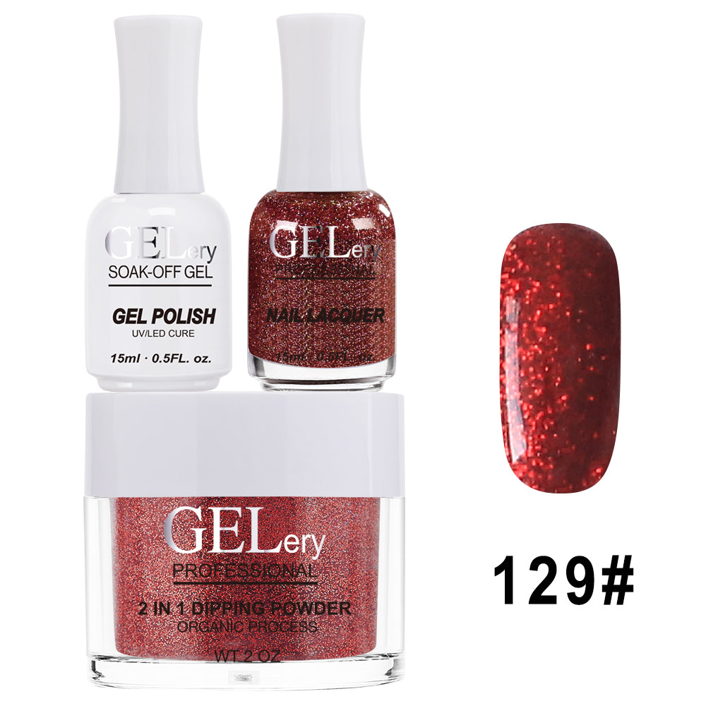 Bộ ba GELery 3 trong 1 - Gel, Sơn mài & Nhúng - #129