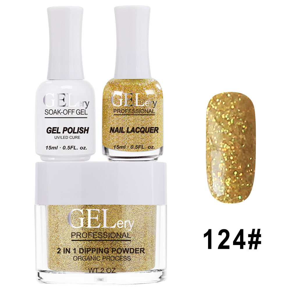 Bộ ba GELery 3 trong 1 - Gel, Sơn mài & Nhúng - #124