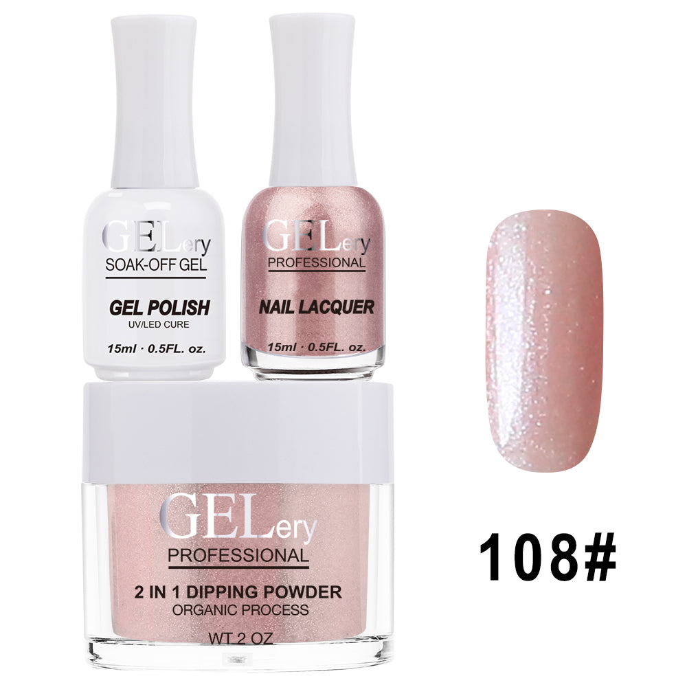 Bộ ba GELery 3 trong 1 - Gel, Sơn mài & Nhúng - #108