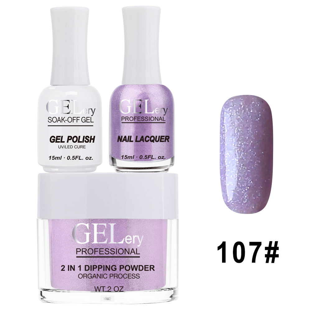 Bộ ba GELery 3 trong 1 - Gel, Sơn mài & Nhúng - #107