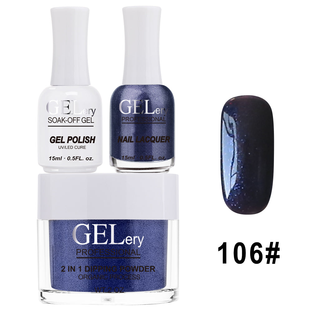 Bộ ba GELery 3 trong 1 - Gel, Sơn mài & Nhúng - #106