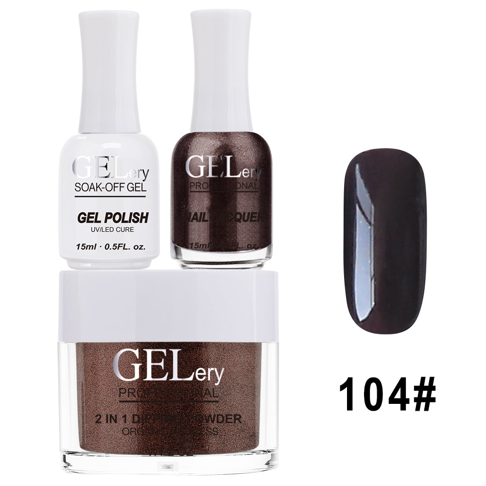 Bộ ba GELery 3 trong 1 - Gel, Sơn mài & Nhúng - #104
