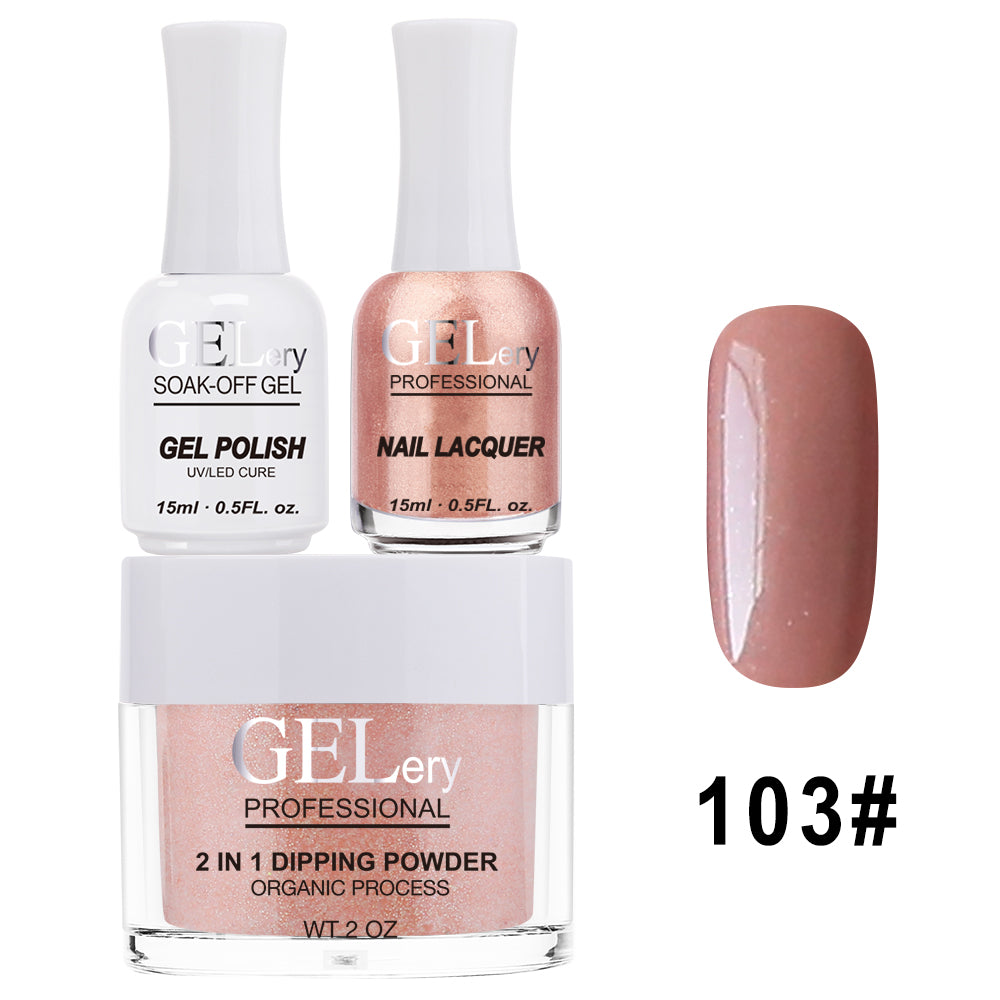 Bộ ba GELery 3 trong 1 - Gel, Sơn mài & Nhúng - #103