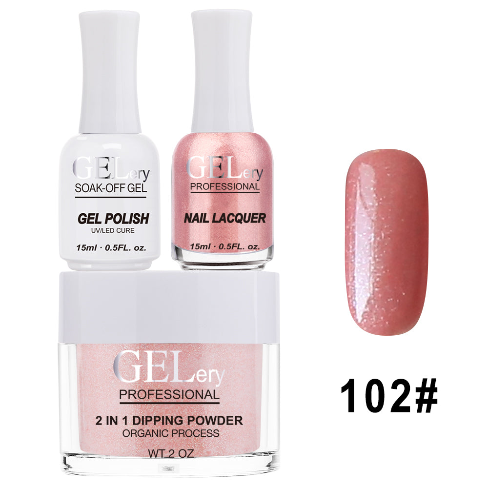 Bộ ba GELery 3 trong 1 - Gel, Sơn mài & Nhúng - #102