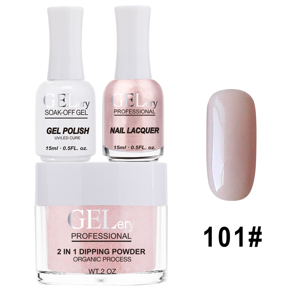 Bộ ba GELery 3 trong 1 - Gel, Sơn mài & Nhúng - #101