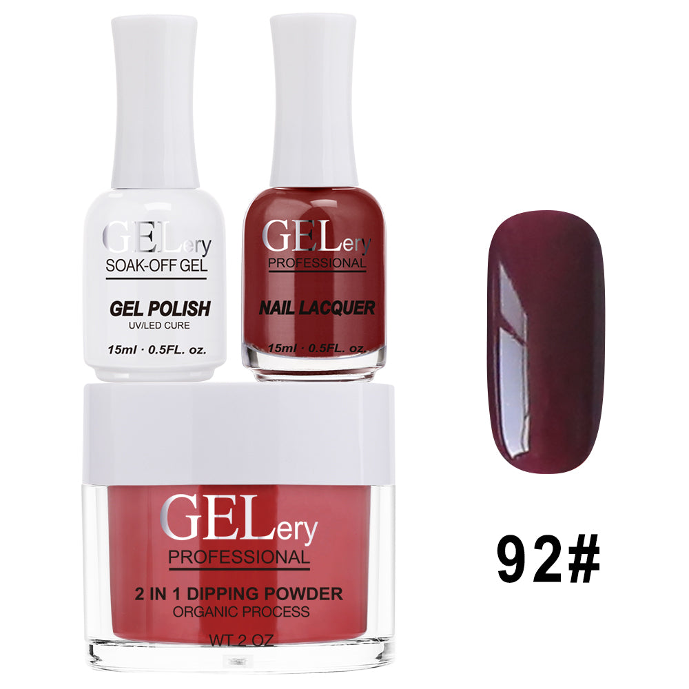 Bộ ba GELery 3 trong 1 - Gel, Sơn mài & Nhúng - #092