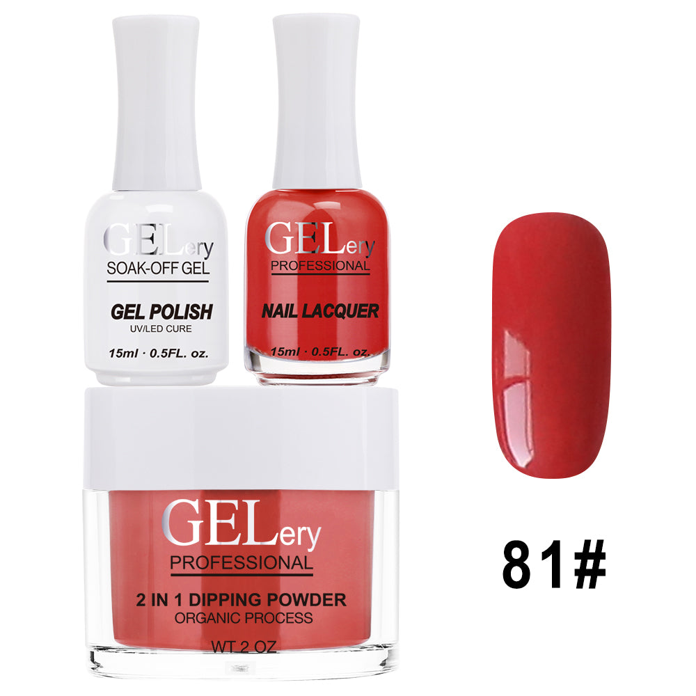 Bộ ba GELery 3 trong 1 - Gel, Sơn mài & Nhúng - #081