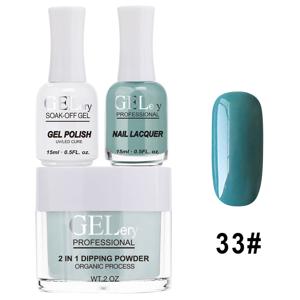 Bộ ba GELery 3 trong 1 - Gel, Sơn mài & Nhúng - #033