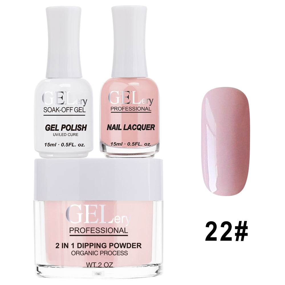 Bộ ba GELery 3 trong 1 - Gel, Sơn mài & Nhúng - #022