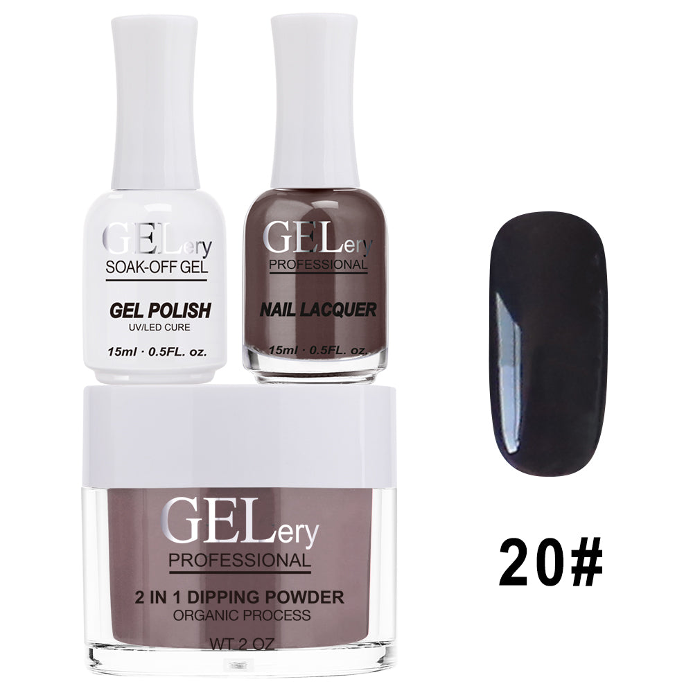 Bộ ba GELery 3 trong 1 - Gel, Sơn mài & Nhúng - #020