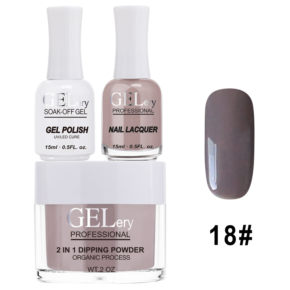 Bộ ba GELery 3 trong 1 - Gel, Sơn mài & Nhúng - #018