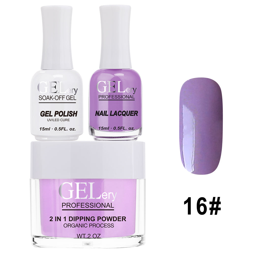 Bộ ba GELery 3 trong 1 - Gel, Sơn mài & Nhúng - #016