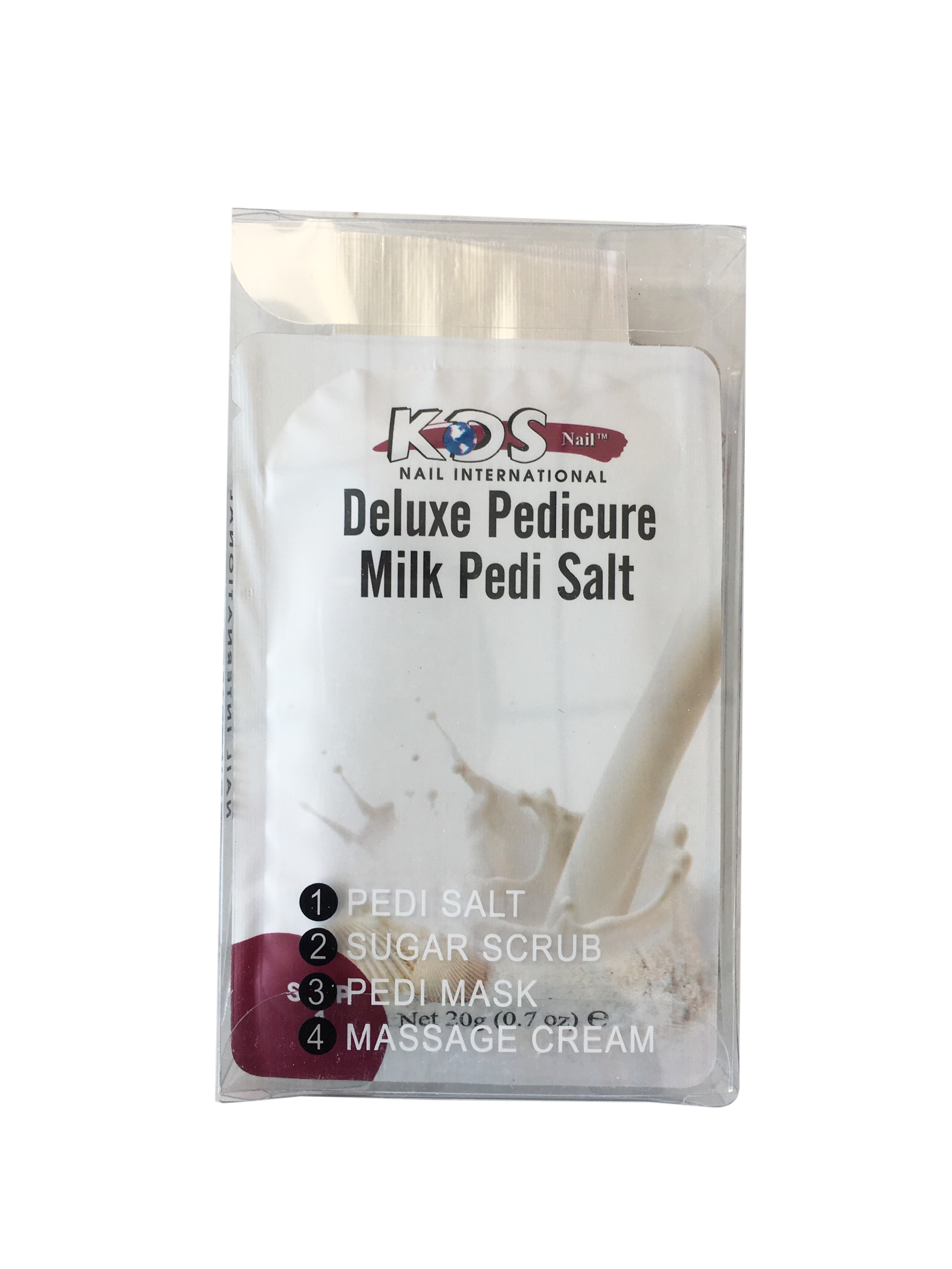 KDS Deluxe Pedicure 4 bước - Sữa - Hộp 88