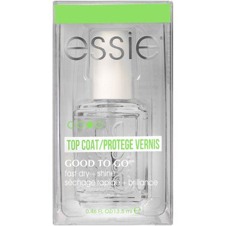 Sơn móng tay Essie Top Coat, Good To Go Top Coat, Nhanh khô & Sáng bóng