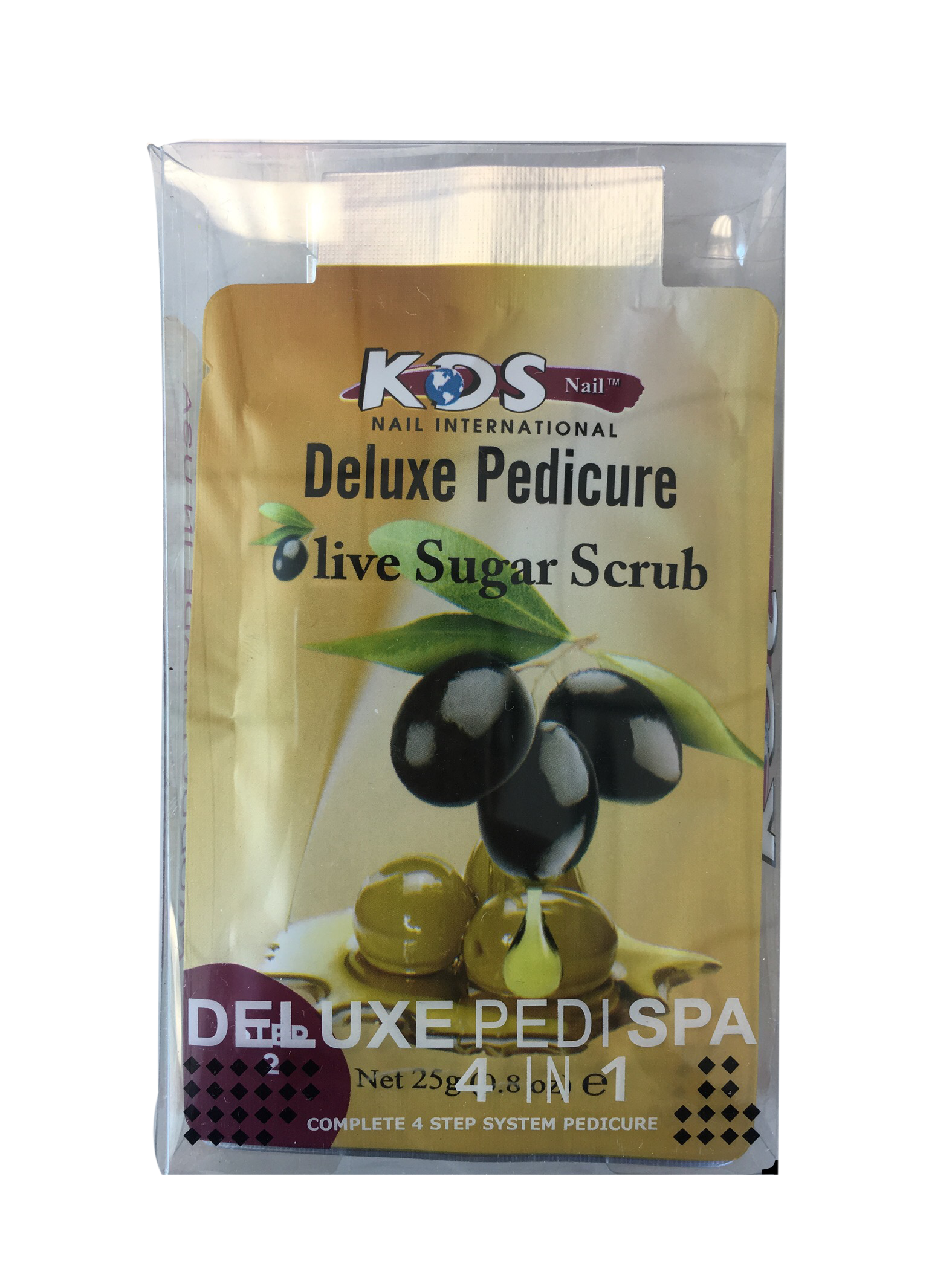 KDS Deluxe Pedicure 4 bước - Màu ô liu - Hộp 88