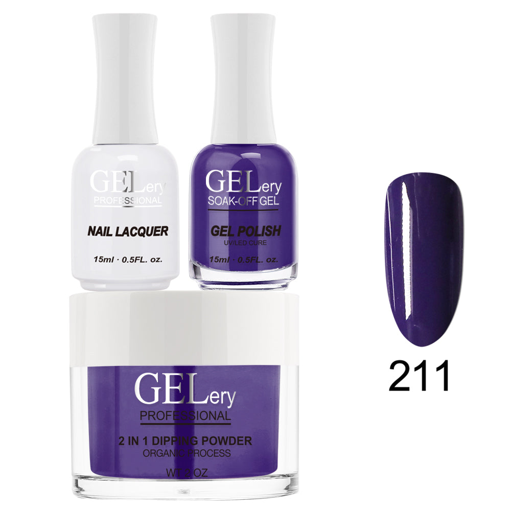 Bộ ba GELery 3 trong 1 - Gel, Sơn mài & Nhúng - #211