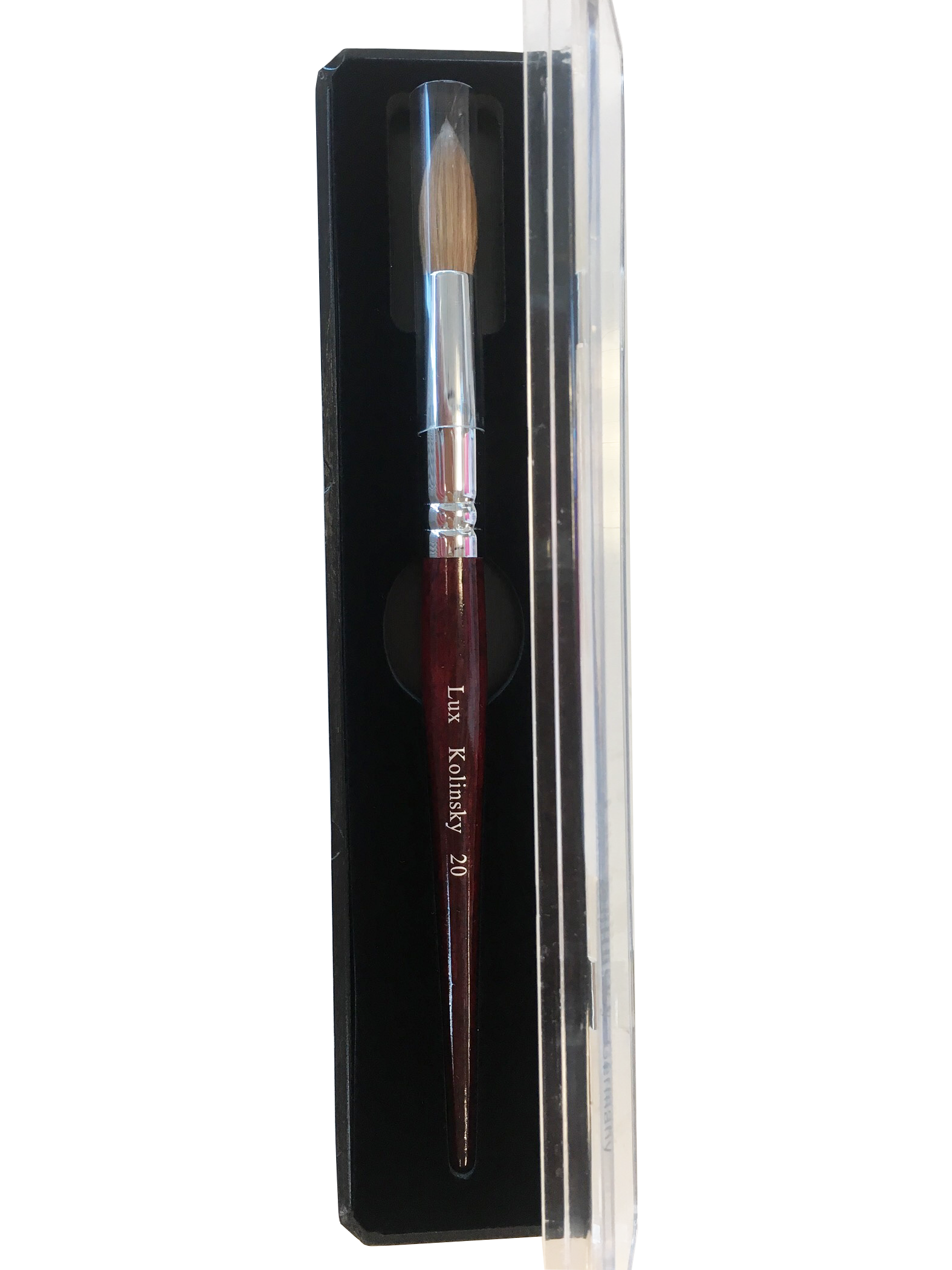 Lux Hình thật 100% Kolinsky Acrylic Nail Brush Round size #20