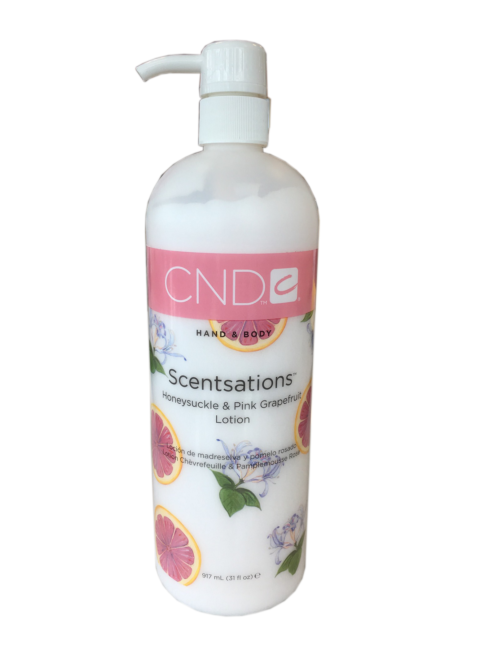Sữa dưỡng thể và tay CND - Honeysuckle & Pink - 31 oz
