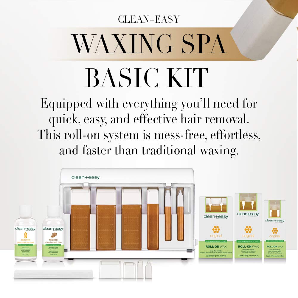 Bộ dụng cụ tẩy lông cơ bản Clean Easy Waxing Spa
