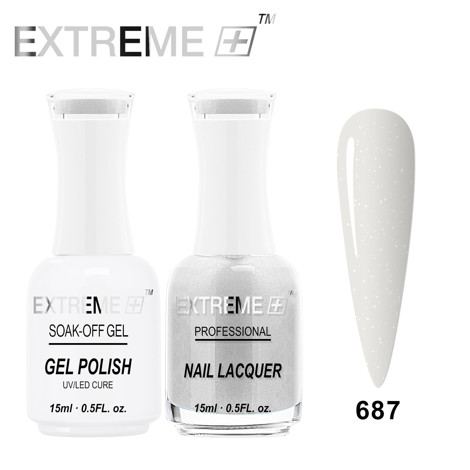 EXTREME+ Sơn mài kết hợp gel (Bộ đôi) - #687