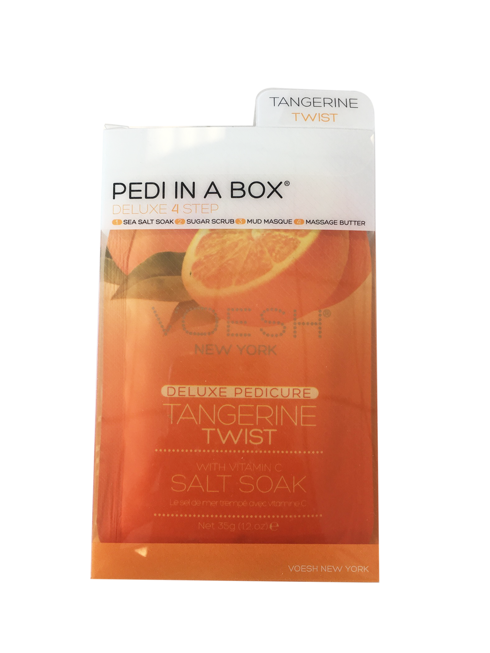 VOESH Deluxe Pedicure 4 bước - Màu cam - Hộp 50 cái