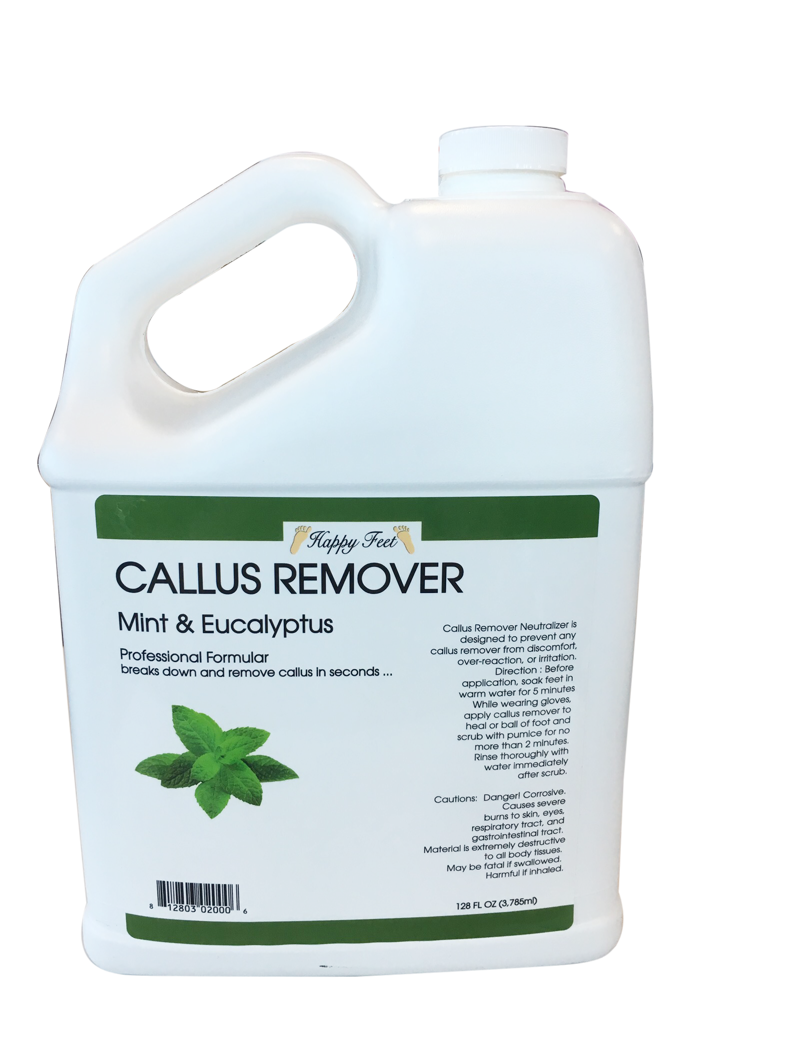 HappyFeet Callus Remover Gel Liquid - Bạc hà & Khuynh diệp