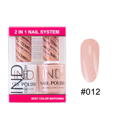 Bộ Gel Sơn Móng Tay IND & Sơn Mài Phối Màu - #12