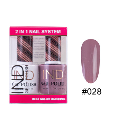 Bộ Gel Sơn Móng Tay IND & Sơn Mài Phối Màu - #28