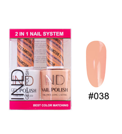 Bộ Gel Sơn Móng Tay IND & Sơn Mài Phối Màu - #38