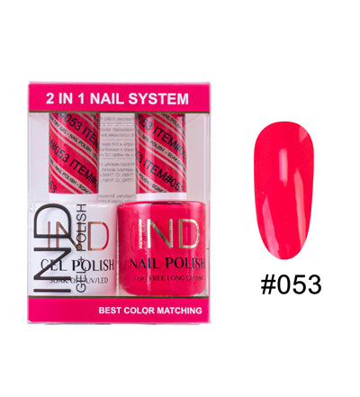 Bộ Gel Sơn Móng Tay IND & Sơn Mài Phối Màu - #53