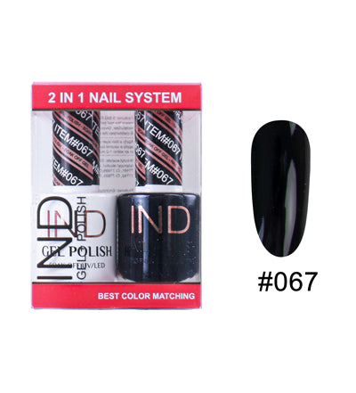 Bộ Gel Sơn Móng Tay IND & Sơn Mài Phối Màu - #67