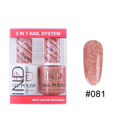 Bộ Gel Sơn Móng Tay IND & Sơn Mài Phối Màu - #81