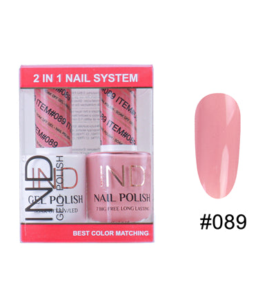 Bộ Gel Sơn Móng Tay IND & Sơn Mài Phối Màu - #89