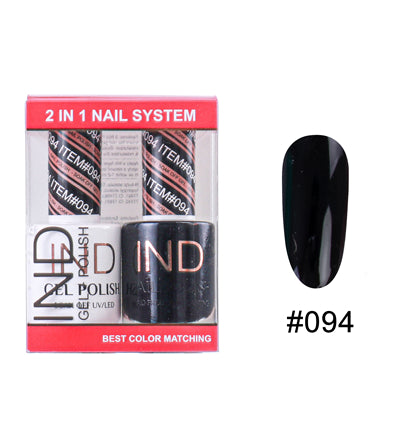 Bộ Gel Sơn Móng Tay IND & Sơn Mài Phối Màu - #94