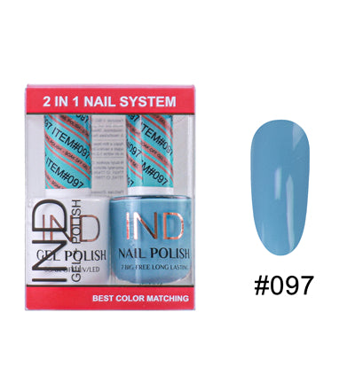 Bộ Gel Sơn Móng Tay IND & Sơn Mài Phối Màu - #97