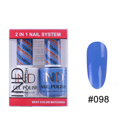 Bộ Gel Sơn Móng Tay IND & Sơn Mài Phối Màu - #98