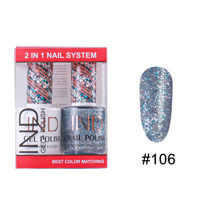 Bộ Gel Sơn Móng Tay IND & Sơn Mài Phối Màu - #106