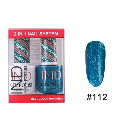 Bộ Gel Sơn Móng Tay IND & Sơn Mài Phối Màu - #112