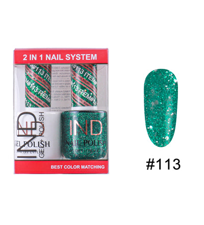 Bộ Gel Sơn Móng Tay IND & Sơn Mài Phối Màu - #113