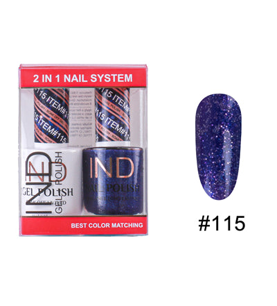 Bộ Gel Sơn Móng Tay IND & Sơn Mài Phối Màu - #115
