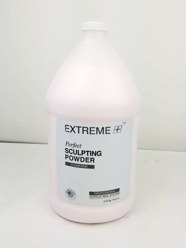 Bột điêu khắc móng EXTREME+ Acrylic 92.8 oz (1 gallon) - Hồng trong