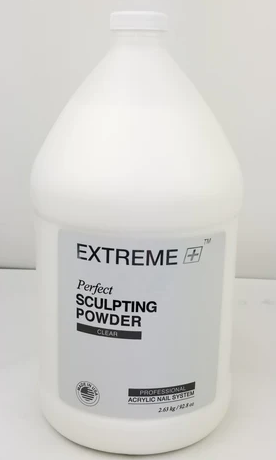 Bột tạo hình móng Acrylic EXTREME+ 92,8 oz (1 gallon) - Trong suốt như pha lê - Hộp 4